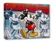 Mickey Mouse Disney Fine Art Trevor Carlton Ltd Ed TOC Print Red is the New Grey