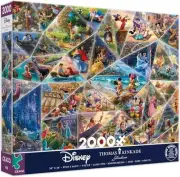 Ceaco Thomas Kinkade - Disney Collage 2000 Piece Jigsaw Puzzle NEW