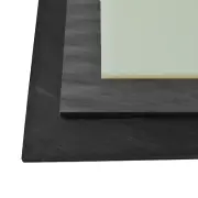 BuyPlastic Black Nylon 6/6 Plastic Sheet 1/2" x 6" x 24"