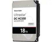 Western Digital Ultrastar DC HC550 18TB 3.5" Enterprise HDD CMR SATA 6Gb/s - WUH721818ALE6L4 - International OEM Version - 3 Years Australian Warranty