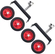 Grass Trimmer Loosening Wheel Kit Includes 2pcs Support Wheels for Lawn Mower String Trimmers