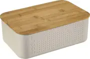 Bread Box with Cutting Board Lid, off White, 11740-913, Small