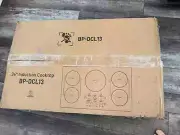 36 Inch Induction Hob Electric Cooktop, Flat Glass Top Stove with 5 Burners B...