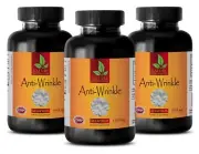 Immune support boost - ANTI-WRINKLE NATURAL FORMULA - dmae powder - 3 Bottles