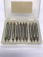 10 pcs. #2 HS 60 DEGREE COMBINED DRILL & COUNTERSINKS. IMPORT (loc stk)