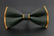 Olive Army Green and Mustard Marigold Bow tie for Men / Boy Kids / Baby Toddler