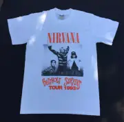 Rare Grail Vintage 1993 Nirvana In Utero Tour Shirt Cotton Unisex For Fans