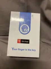 Mini Electronic Smart Fingerprint Padlock Zinc Alloy S Steel Waterproof Lock