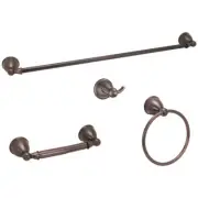 4pc. Oil Rubbed Bronze Bath Hardware Set Astor Series
