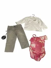 3 X Girls Baby Clothes Clothing Bundle Lot Size 1 1 & 9 mths 2 Years Pants Shirt