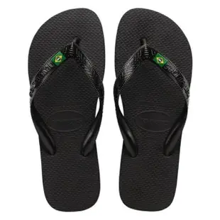 【havaianas 哈瓦仕】BRASIL LIGHT 黑色(拖鞋 男鞋 夾腳拖 巴西 夏天必備 出遊 哈瓦士)