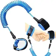 Paifeancodill Anti Lost Wrist Link, 1 Pcs Toddler Safety Leash, Child Walking Harness, Children Outdoor Safety Hook, 2 M Toddler Kids Leash for Supermarket Mall Airport Amusement Park Zoo Travel(Blue)