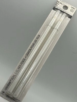 2 PACK Wet n Wild You're Always White Coloricon Kohl Eyeliner Pencil .04 oz.