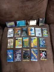 Huge Lot 426 Factory Sealed Baseball Card, 2 Graded Cards, 1 Photo, 1 Beckett