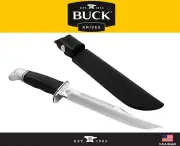 Buck Knives 120 Special Fixed Blade Knife 420HC Steel Phenolic Handle Sheath