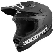 V321 Solid Matt Black Motocross Helmet