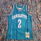 Mitchell & Ness Charlotte Hornets Larry Johnson #2 HWC Swingman Jersey Size L