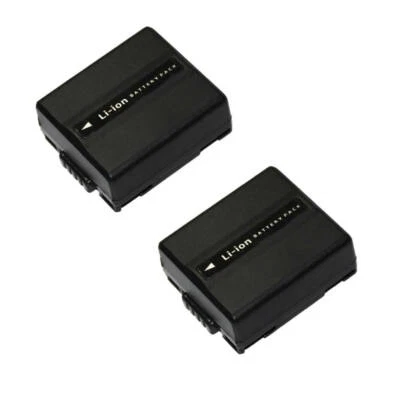 2x Battery For PANASONIC CGA-DU06 CGA-DU07 A CGR-DU06 CGR-DU07 VSB0470 VW-VBD070
