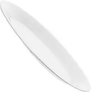 Alipis Stainless Steel Oval Serving Platter Practical Pastry Plate for Appetizers Desserts Entrees for Parties Celebrations Banquets Easy to Clean Store