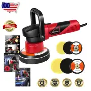 All-in-One Polishing Kit: 5-Inch/6-Inch Dual Action Car Buffer with Accessories