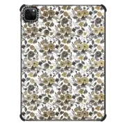 iPad Pro 11-inch (3rd/4th gen) iPad Impact Case Elegant black gray gold watercolor floral painting