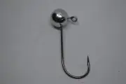 1/8 #2 BALL JIG HEAD NO COLLAR 32746 NPBN MUSTAD HOOKS 50 COUNT
