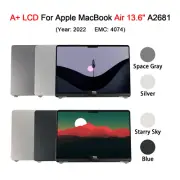 A+ LCD Screen For Apple Macbook Air 13.6" 2022 A2681 Display+Top Parts Assembly