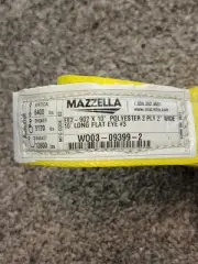 Mazaella EE2 902 Polyester Web Sling Eye And Eye Yellow 2 Ply 10 Ft Length
