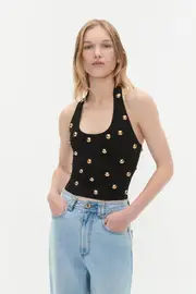 Leah Knit Halter Top