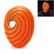 Naruto Akatsuki Tobi Uchiha Mask Helmet Anime Costume Prop Size 9.5" x 6.5"