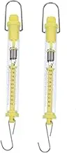 2pcs Spring Balance Scale Mechanical Scale Cylinder Design for Weighing Physics Experiment Random Color
