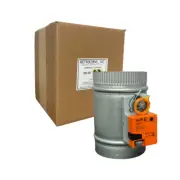 RetroZone™ SD 6" Round Damper | Power Open/Power Close | 5-Year Warranty