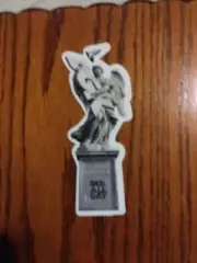 DGK SKATEBOARDS DIRTY GHETTO KIDS VINTAGE THE DGK STATUE LOGO SKATEBOARD STICKER