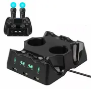 4-in-1 Dual Charging Dock for PS4 and PS Move Controller