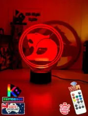 HOLDEN HSV RACING CAR LOGO PERSONALISED 3D LED Night Light 7 Colour Change Lamp