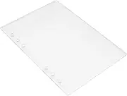 LAPYAPPE Simplistic Detachable Frosted Acrylic Binder Cover for Planners Notebooks Journals Versatile Reusable Travel Journal Accessory Stylish Minimalist Professional Use