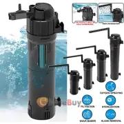 5in1 Internal Aquarium Fish Tank Filter Submersible Water Pump 800L/H Oxygen UV