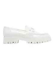 [Nine West] Gables Loafer in White