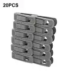 For Flocked Trouser Coat Hangers Clips Pant Clip Household 20xPCS