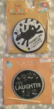 Made for Retail Scratch Off Shapes 6 Count Laughter A Little Dirt and 4 ct bonus