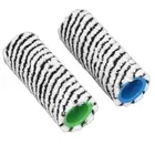 (Black) Hard Floor Brush Roll Washable Wet Dry Dual Use Replacement Brush