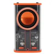 Valore 5W Pocket Wireless Portable Bluetooth Speaker - Orange USB-C Charging - Stereo Pairing - RGB Rhythm Lighting [BTS-43]