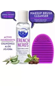 Makeup Brush Cleaner / cleanser and Brush Egg Set BY French Nerds