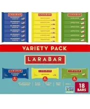 Larabar Variety Pack Blueberry Muffin Lemon Bar Apple Pie Fruit & Nut Bars 18 ct