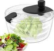 Salad Spinner, Salad Washer, Lettuce Dryer, Salad Spinners with Vegetable Washing Basket, Household Fruit Dehydrator Drainer, Manual Salad Washer for Kitchen, Healthy Eating/Fresh Salad