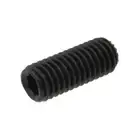 Pack of 100 Plain Black M16 x 25mm KNURLED Cup Point Socket Set Screw Grub 14.9