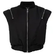 [Del Core] Zip Shoulder Bomber Gilet