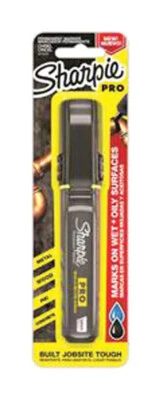 Sharpie Pro Permanent Marker, XL, Chisel Tip, Black Marker (2018347)