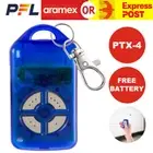 Garage Door Remote Control ATA PTX-4 BLUE SECURACODE 4 Button Keychain