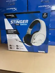 HyperX Cloud Stinger Core - Wireless Gaming Headset (White-Blue) - PS5-PS4